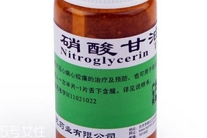 硝酸甘油能降心率嗎？心率高吃硝酸甘油可以嗎？