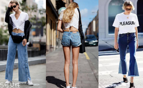 白色t恤下面穿什么？白色t恤下面怎么搭配？