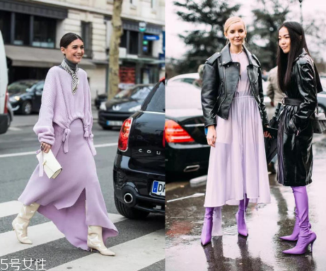 夏天穿紫色好看嗎？夏季紫色穿搭圖片