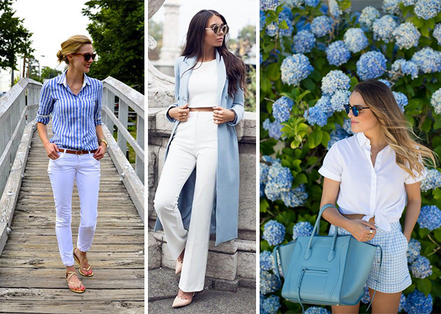 藍(lán)色和白色衣服搭配好看嗎 藍(lán)色和白色衣服搭配好看嗎