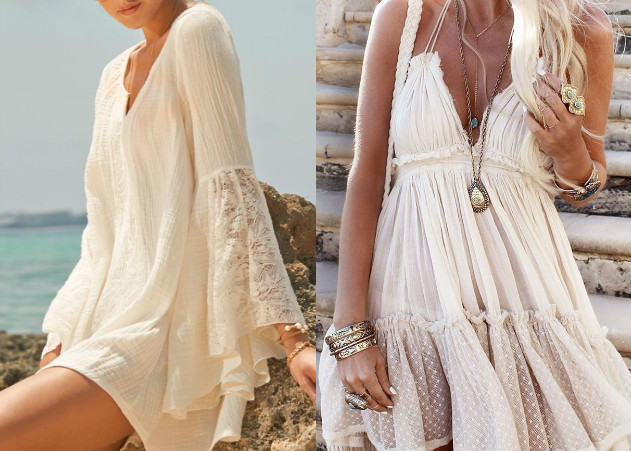 夏天女生白色系衣服搭配圖片 夏天女生白色系衣服搭配圖片