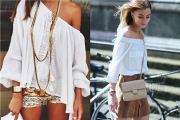 夏天女生白色系衣服搭配圖片 夏天女生白色系衣服搭配圖片
