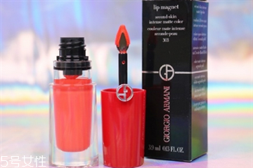 阿瑪尼小胖丁唇釉303號試色 阿瑪尼口紅303的顏色 阿瑪尼小胖丁唇釉303號試色 阿瑪尼口紅303的顏色