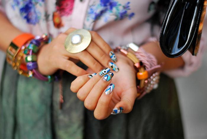 波西米亞風(fēng)美甲圖片欣賞 波西米亞風(fēng)美甲圖片欣賞