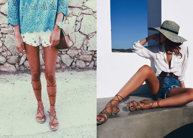 羅馬涼鞋女搭配圖片 羅馬涼鞋搭配衣服 羅馬涼鞋女搭配圖片 羅馬涼鞋搭配衣服