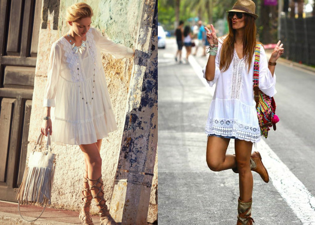 夏天女生白色系衣服搭配圖片 夏天女生白色系衣服搭配圖片