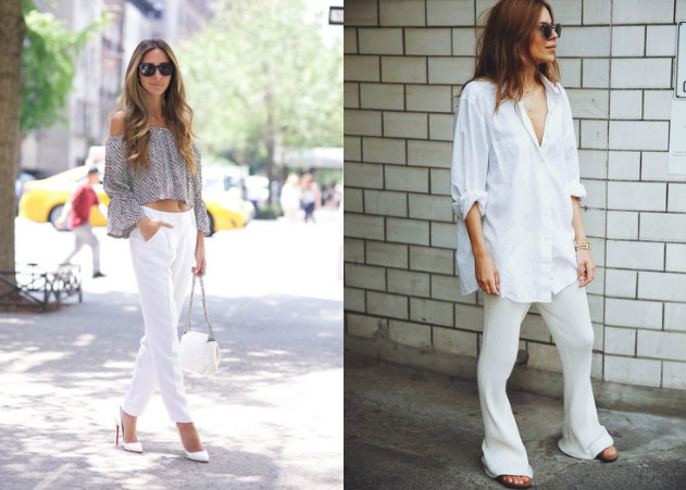 夏天女生白色系衣服搭配圖片 夏天女生白色系衣服搭配圖片