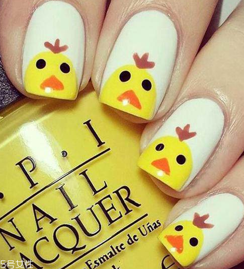 小雞美甲怎么做 4步驟畫出可愛小雞指甲 小雞美甲怎么做 4步驟畫出可愛小雞指甲