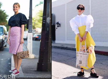 夏天穿泡泡袖好看嗎？夏季泡泡袖穿搭圖片