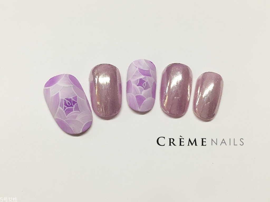 霧面美甲是什么樣的 霧面美甲2018最新款樣式圖