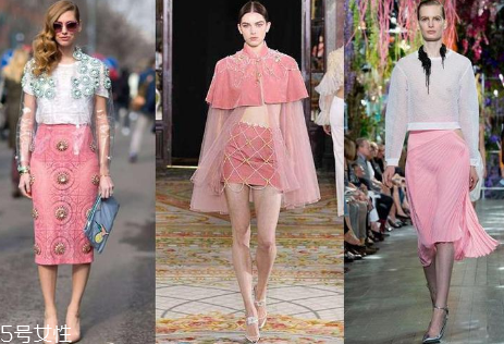粉色裙子怎么搭配？粉色裙子搭配圖片