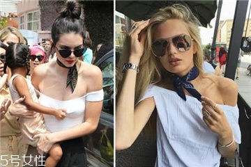 今年夏天流行什么樣的一字肩上衣？一字肩上衣穿搭圖片