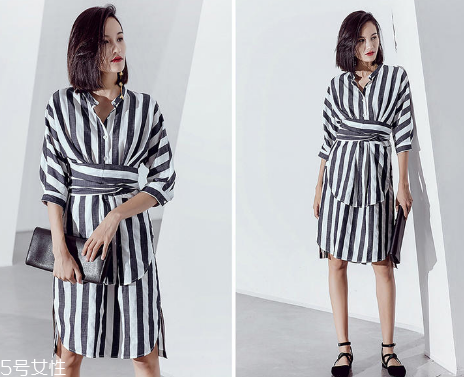 襯衫裙怎么穿好看？襯衫裙穿搭圖片