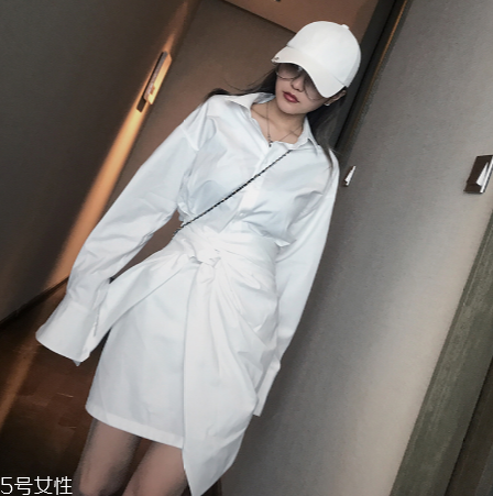 襯衫裙怎么穿好看？襯衫裙穿搭圖片