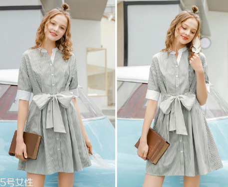 襯衫裙怎么穿好看？襯衫裙穿搭圖片