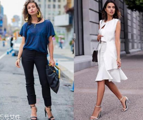 高跟涼鞋怎么搭配？高跟涼鞋怎么穿好看？