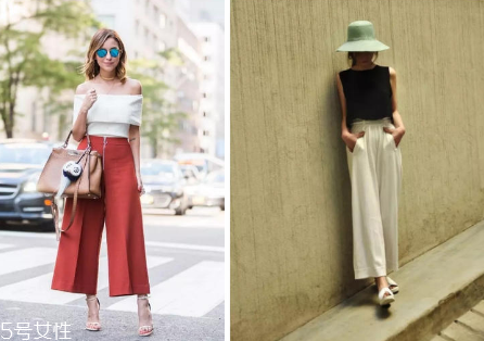 夏天闊腿褲如何搭配上衣？夏天闊腿褲搭配技巧