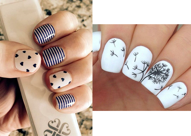 才剛做完新的美甲又想換 經(jīng)典不敗手繪指彩 才剛做完新的美甲又想換 經(jīng)典不敗手繪指彩