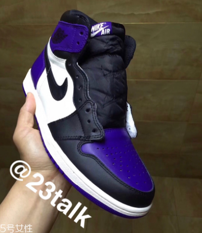 aj1 court purple黑紫腳趾發(fā)售時間_實物曝光 aj1 court purple黑紫腳趾發(fā)售時間_實物曝光