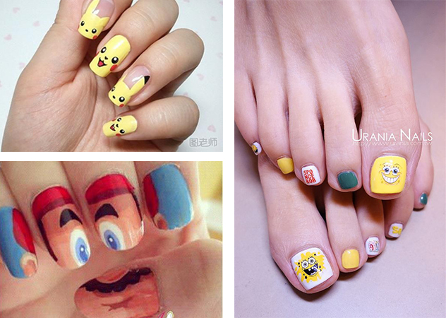 才剛做完新的美甲又想換 經(jīng)典不敗手繪指彩 才剛做完新的美甲又想換 經(jīng)典不敗手繪指彩