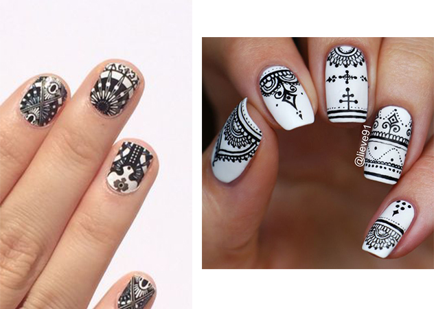 才剛做完新的美甲又想換 經(jīng)典不敗手繪指彩 才剛做完新的美甲又想換 經(jīng)典不敗手繪指彩