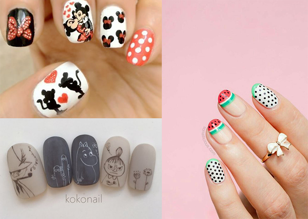 才剛做完新的美甲又想換 經(jīng)典不敗手繪指彩 才剛做完新的美甲又想換 經(jīng)典不敗手繪指彩