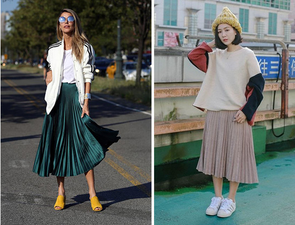 百褶裙怎么搭配 百褶裙搭配方法圖片 百褶裙怎么搭配 百褶裙搭配方法圖片
