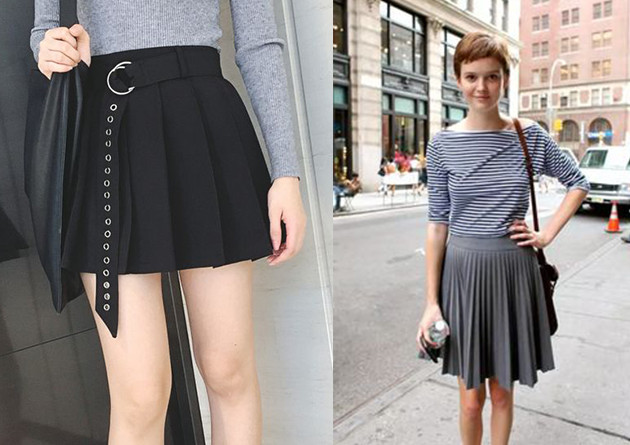 百褶裙怎么搭配 百褶裙搭配方法圖片 百褶裙怎么搭配 百褶裙搭配方法圖片