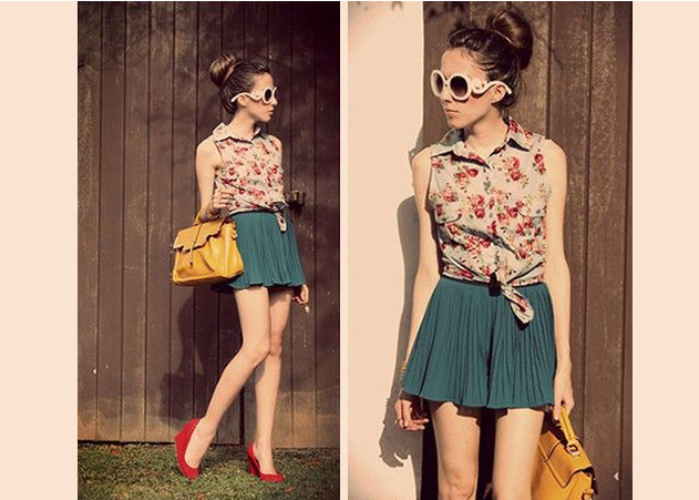 百褶裙怎么搭配 百褶裙搭配方法圖片 百褶裙怎么搭配 百褶裙搭配方法圖片