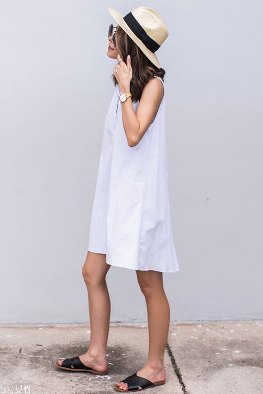 無袖襯衫裙怎么搭配 無袖襯衫裙搭配圖片 無袖襯衫裙怎么搭配 無袖襯衫裙搭配圖片