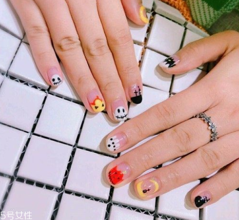 q版萬圣節(jié)美甲怎么做？q版萬圣節(jié)美甲教程