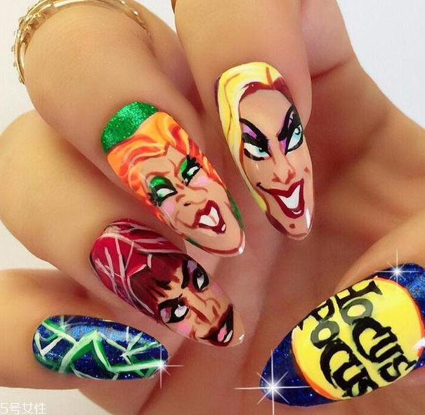 q版萬圣節(jié)美甲怎么做？q版萬圣節(jié)美甲教程