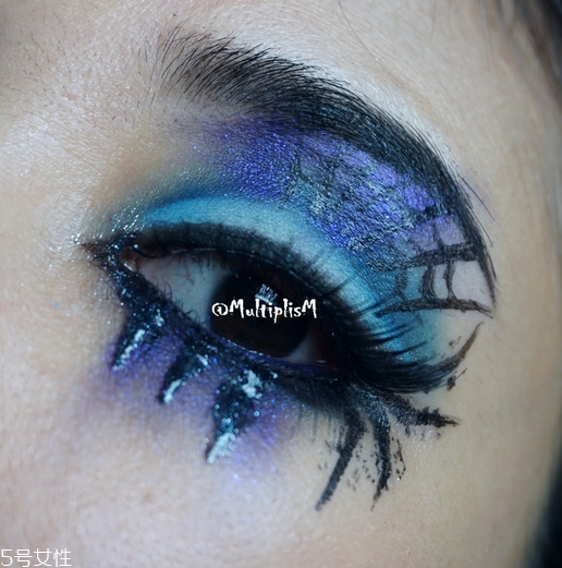 萬圣節(jié)蜘蛛眼妝怎么畫？2款蜘蛛眼妝詳細(xì)步驟