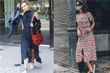 夏天穿碎花衣服好看嗎？碎花衣服搭配圖片