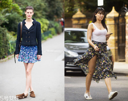 夏天穿碎花衣服好看嗎？碎花衣服搭配圖片