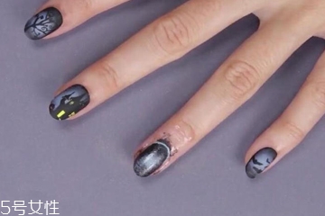 萬圣節(jié)女巫美甲教程 零基礎也可以畫很美 萬圣節(jié)女巫美甲教程 零基礎也可以畫很美