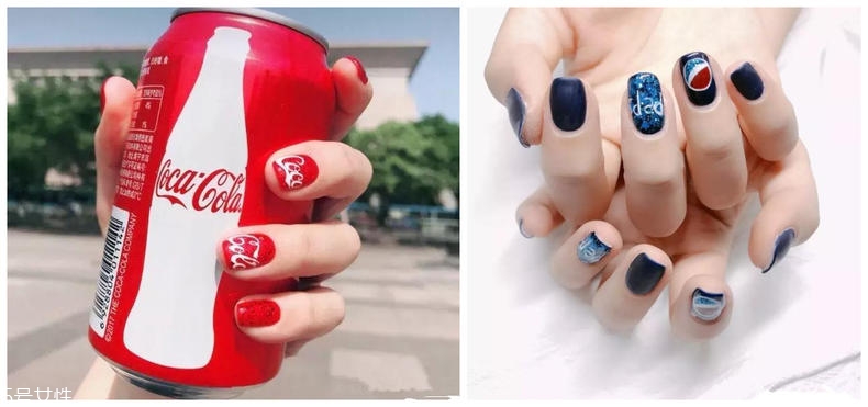 2018可樂美甲最新款式 今年夏天最流行的可樂美甲 2018可樂美甲最新款式 今年夏天最流行的可樂美甲