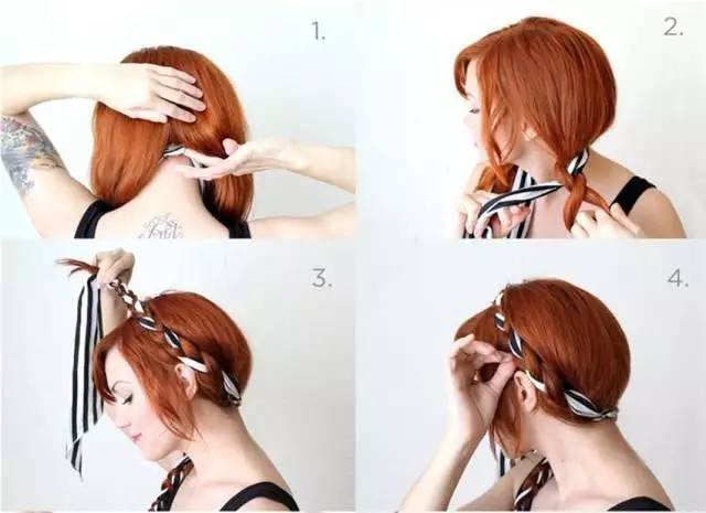 如何用絲巾綁頭發(fā) 個性派絲巾綁發(fā)造型 如何用絲巾綁頭發(fā) 個性派絲巾綁發(fā)造型