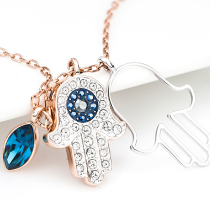 施華洛世奇哈薩姆之手多少錢 惡魔之眼姐妹款 施華洛世奇哈薩姆之手多少錢 惡魔之眼姐妹款