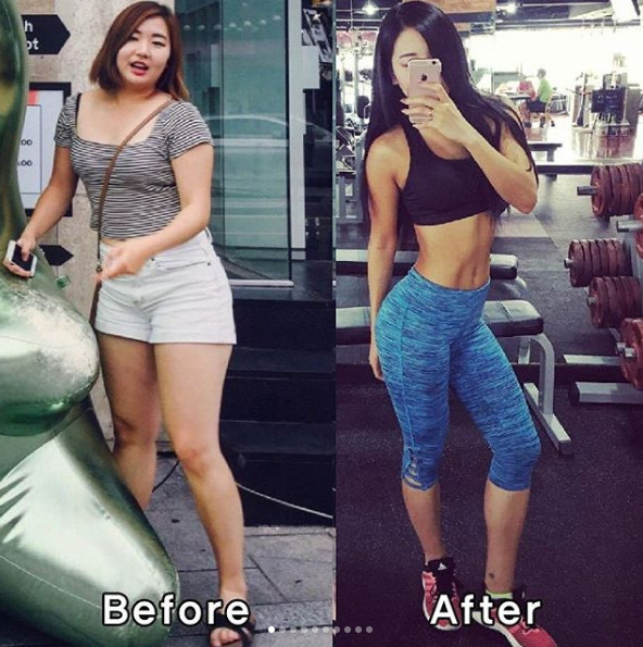 減肥前后對比照片圖女 激起瘦身動(dòng)力