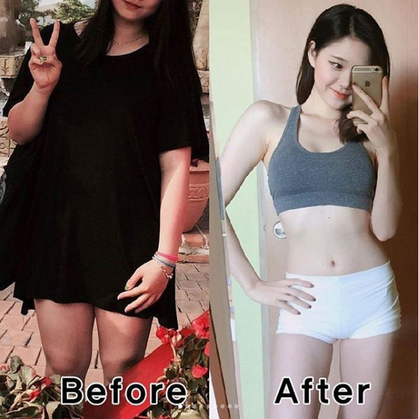 減肥前后對比照片圖女 激起瘦身動(dòng)力