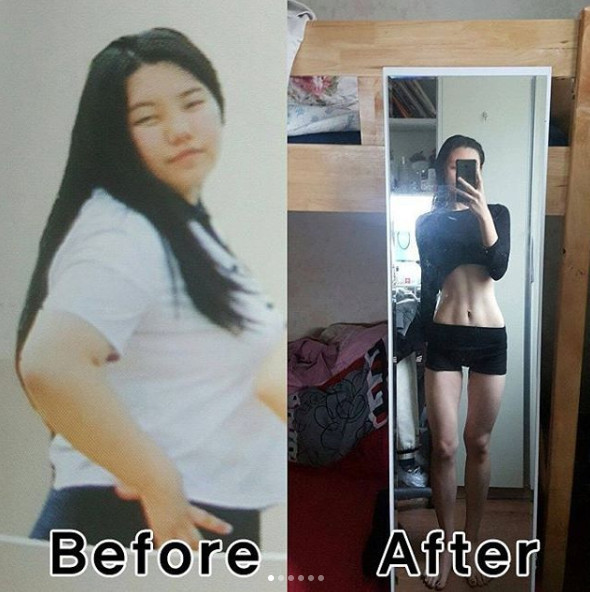 減肥前后對比照片圖女 激起瘦身動(dòng)力