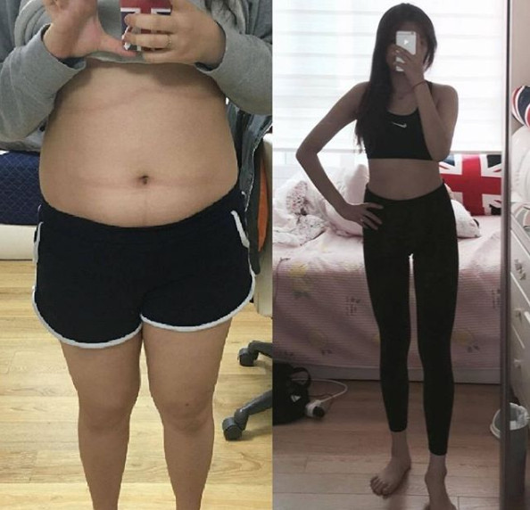 減肥前后對比照片圖女 激起瘦身動(dòng)力