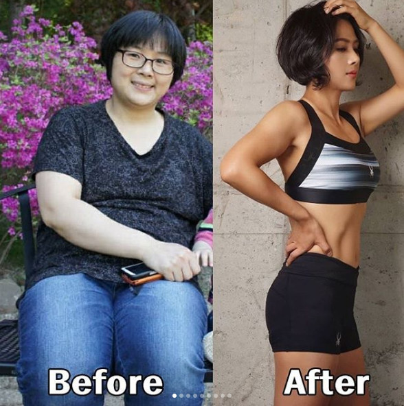 減肥前后對比照片圖女 激起瘦身動(dòng)力