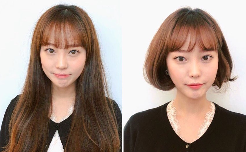 長發(fā)剪短發(fā)對比圖片 剪完短發(fā)心情美美噠 長發(fā)剪短發(fā)對比圖片 剪完短發(fā)心情美美噠