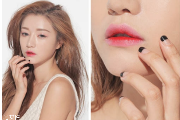 韓國(guó)咬唇妝的畫法，瞬間變成可愛少女