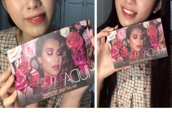 hudabeauty第3代玫瑰眼影盤畫法 好駕馭的玫瑰系眼妝 hudabeauty第3代玫瑰眼影盤畫法 好駕馭的玫瑰系眼妝