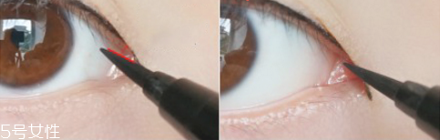 日常眼線怎么畫(huà) 眼頭眼線的畫(huà)法步驟圖