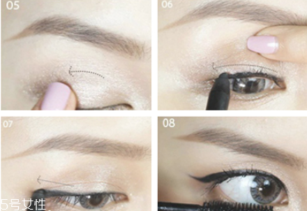貓眼妝畫法步驟圖 韓國(guó)慵懶貓眼妝畫法 貓眼妝畫法步驟圖 韓國(guó)慵懶貓眼妝畫法