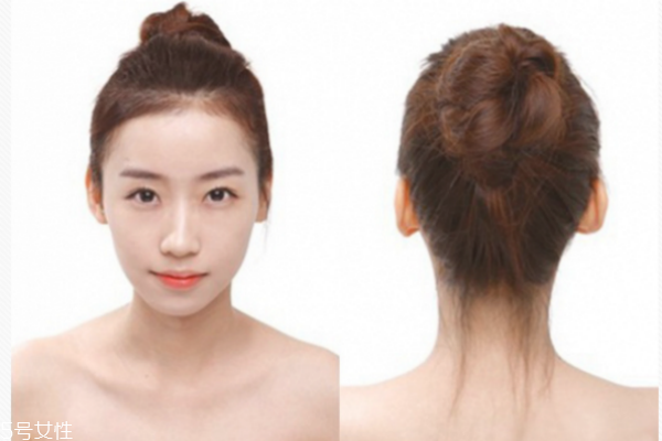 無劉海丸子頭怎么扎好看 半花瓣頭扎法圖解 無劉海丸子頭怎么扎好看 半花瓣頭扎法圖解